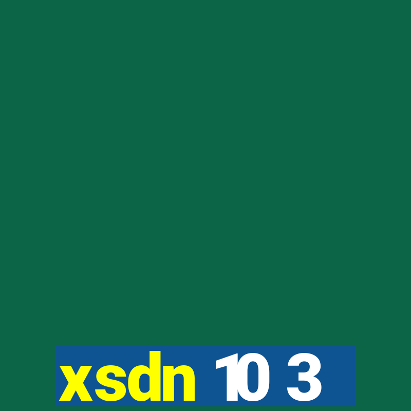 xsdn 10 3