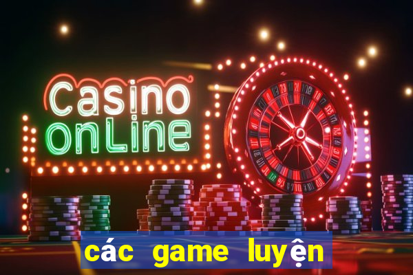 các game luyện trí nhớ