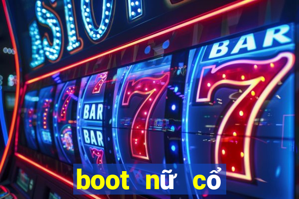 boot nữ cổ thấp đế bệt