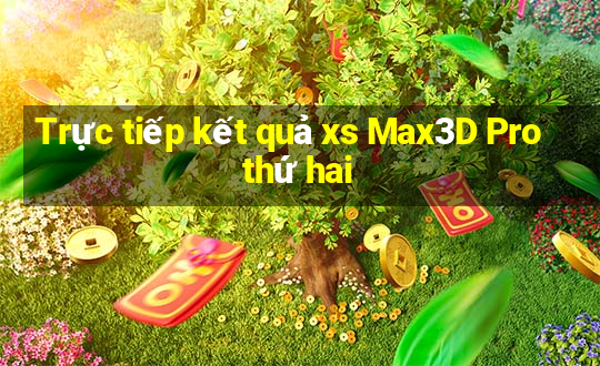 Trực tiếp kết quả xs Max3D Pro thứ hai