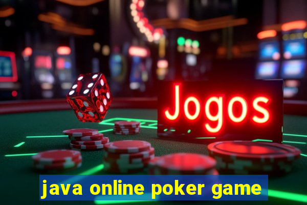 java online poker game