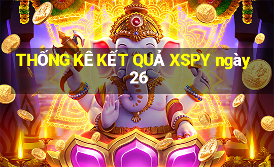 THỐNG KÊ KẾT QUẢ XSPY ngày 26