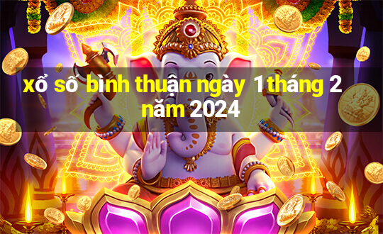 xổ số bình thuận ngày 1 tháng 2 năm 2024