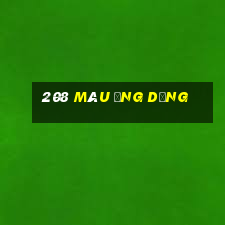 208 màu ứng dụng