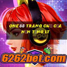 one88 Trang chủ của nền tảng lt