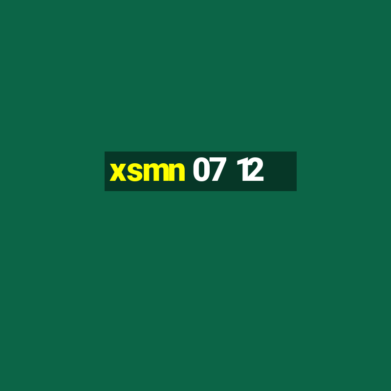 xsmn 07 12