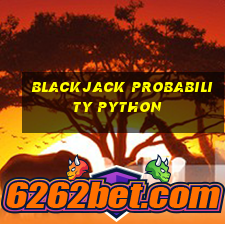 blackjack probability python