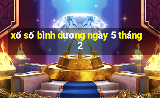 xổ số bình dương ngày 5 tháng 2