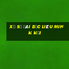 xổ số đài bạc liêu minh hải