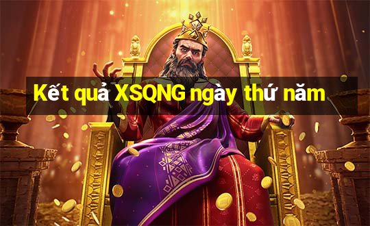 Kết quả XSQNG ngày thứ năm