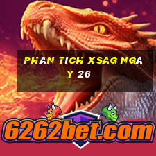 Phân tích XSAG ngày 26