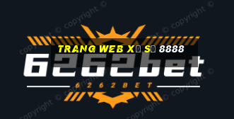 Trang web xổ số 8888