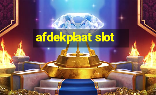 afdekplaat slot