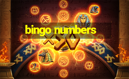 bingo numbers