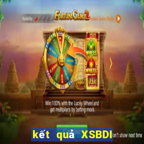 kết quả XSBDI ngày 30