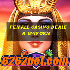 female casino dealer uniform