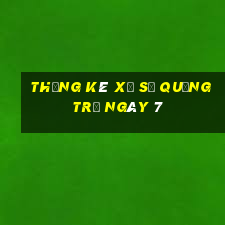 Thống kê Xổ Số quảng trị ngày 7