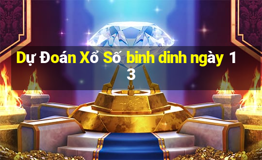 Dự Đoán Xổ Số binh dinh ngày 13