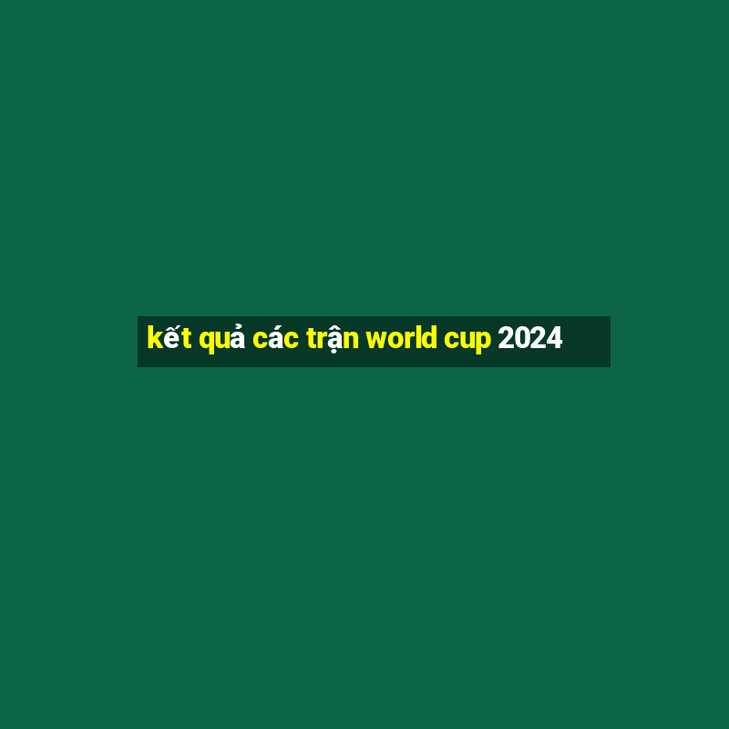 kết quả các trận world cup 2024