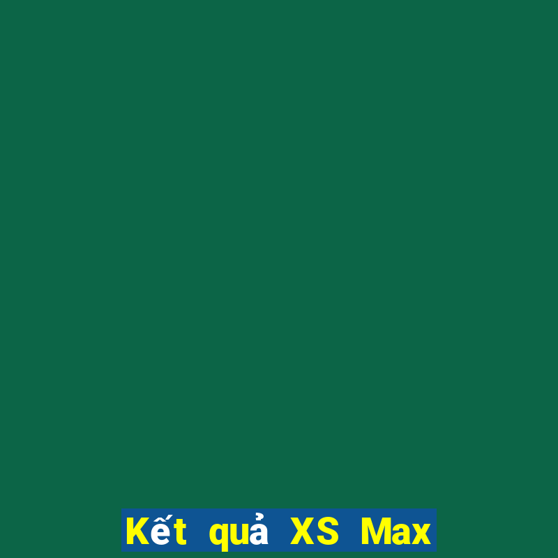 Kết quả XS Max 4D hôm nay