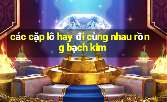 các cặp lô hay đi cùng nhau rồng bạch kim