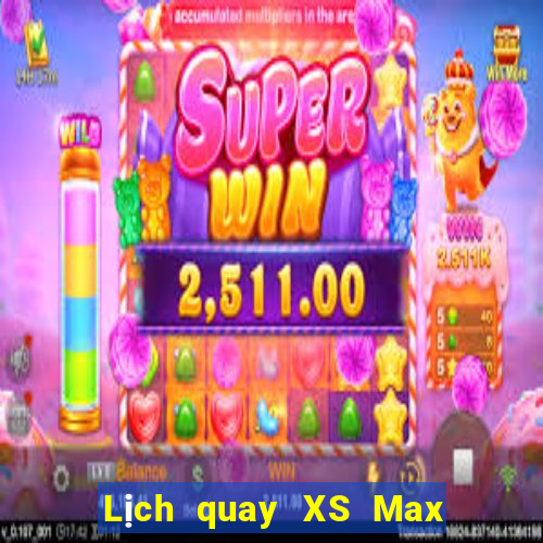 Lịch quay XS Max 3D ngày 4