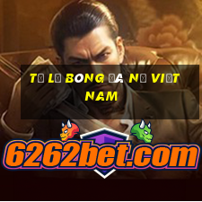 tỷ lệ bóng đá nữ việt nam