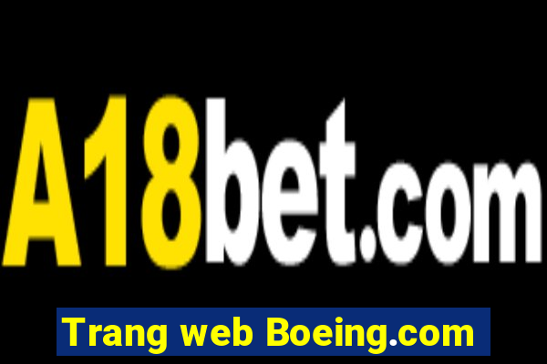 Trang web Boeing.com