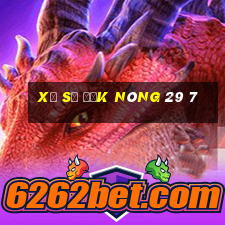 xổ số đắk nông 29 7