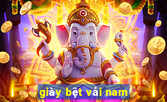 giày bệt vải nam