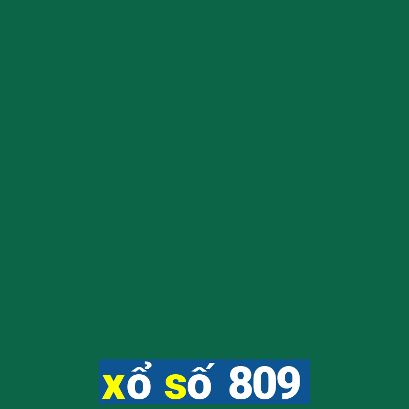 xổ số 809