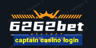 captain casino login