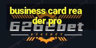 business card reader pro