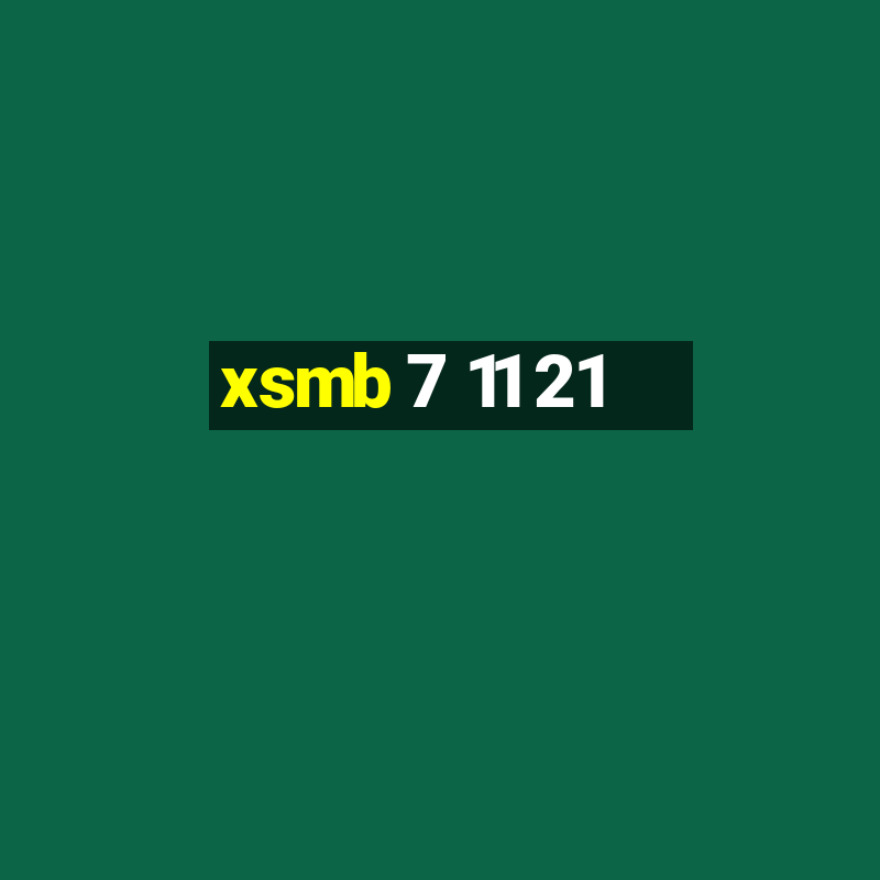 xsmb 7 11 21