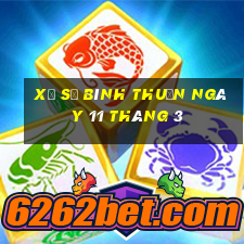 xổ số bình thuận ngày 11 tháng 3