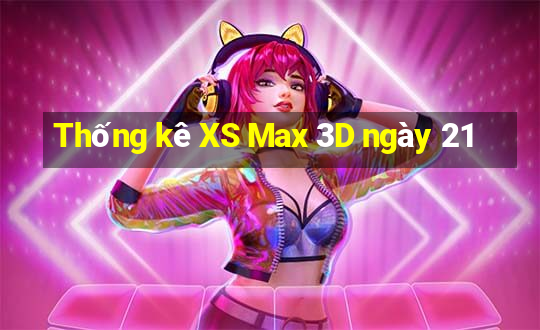 Thống kê XS Max 3D ngày 21