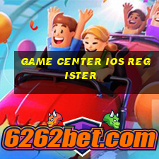 game center ios register