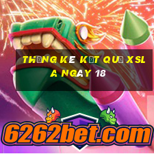 THỐNG KÊ KẾT QUẢ XSLA ngày 18