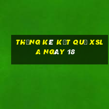 THỐNG KÊ KẾT QUẢ XSLA ngày 18