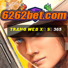 Trang web xổ số 365