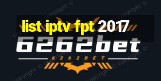 list iptv fpt 2017