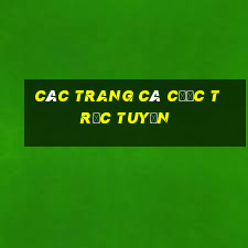 các trang cá cược trực tuyến