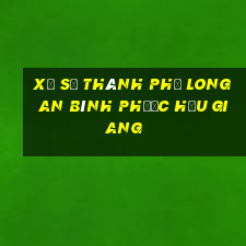 xổ số thành phố long an bình phước hậu giang