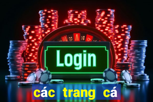 các trang cá cược bóng đá