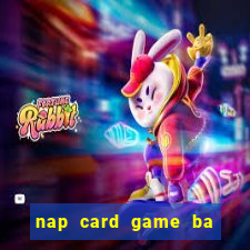 nap card game ba đao anh hu ng