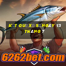 kết quả xổ số ngày 13 tháng 7