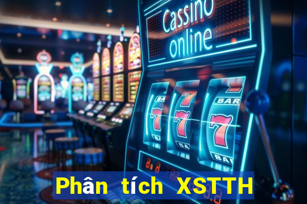 Phân tích XSTTH thứ tư