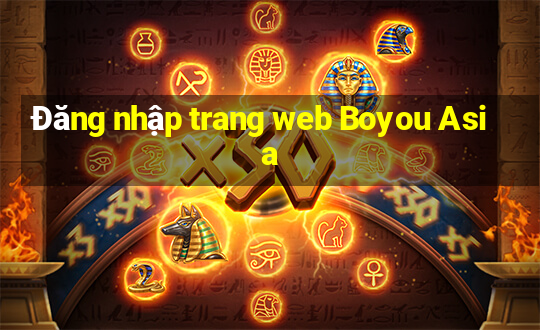 Đăng nhập trang web Boyou Asia