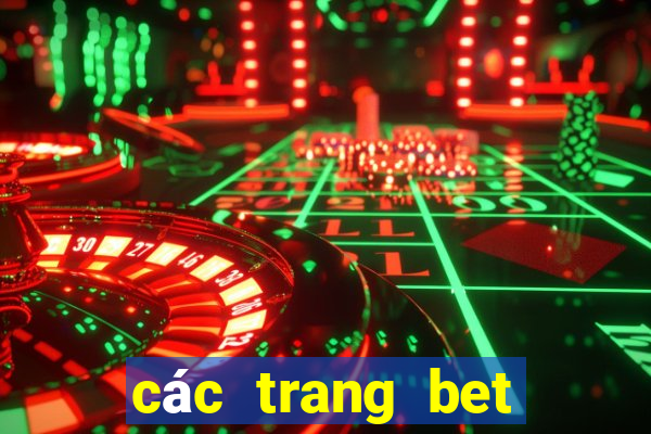 các trang bet bóng đá