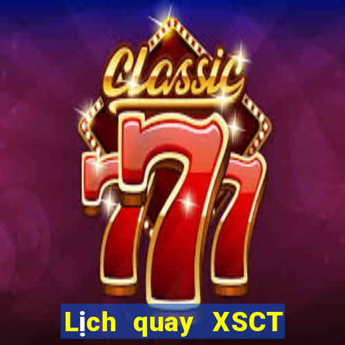 Lịch quay XSCT ngày 9